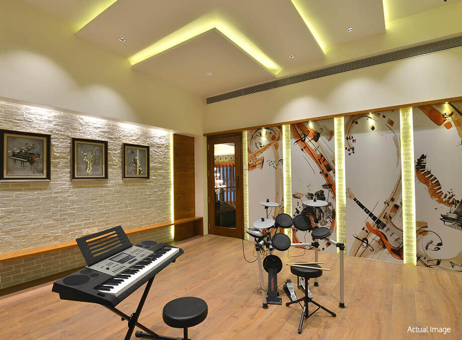 Aryan One Amenities Music Room